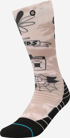 Chaussettes de sport 'GASSED UP' Stance en blanc : devant