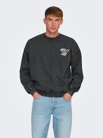 Only & Sons Sweatshirt in Schwarz