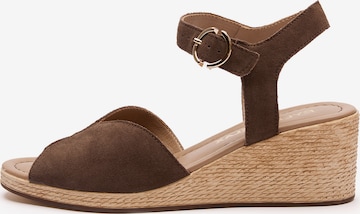 RYLKOSandale - smeđa boja: prednji dio