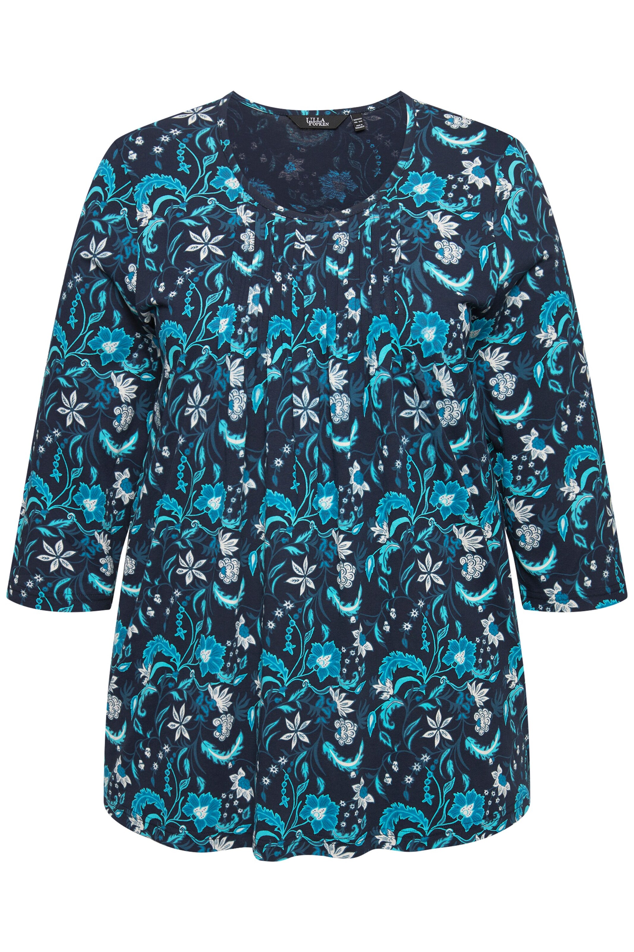 Ulla Popken Shirt in Blau: Vorderseite