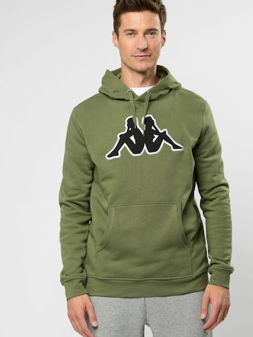 KAPPA Sweatshirt 'Airiti' in Grün: Vorderseite