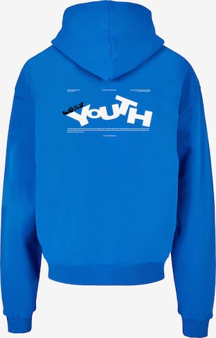 Lost Youth Sweatshirt 'Youth' in Blauw