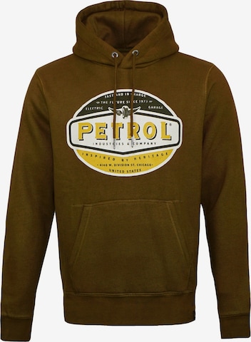 Petrol Industries Sweatshirt in Brown: front