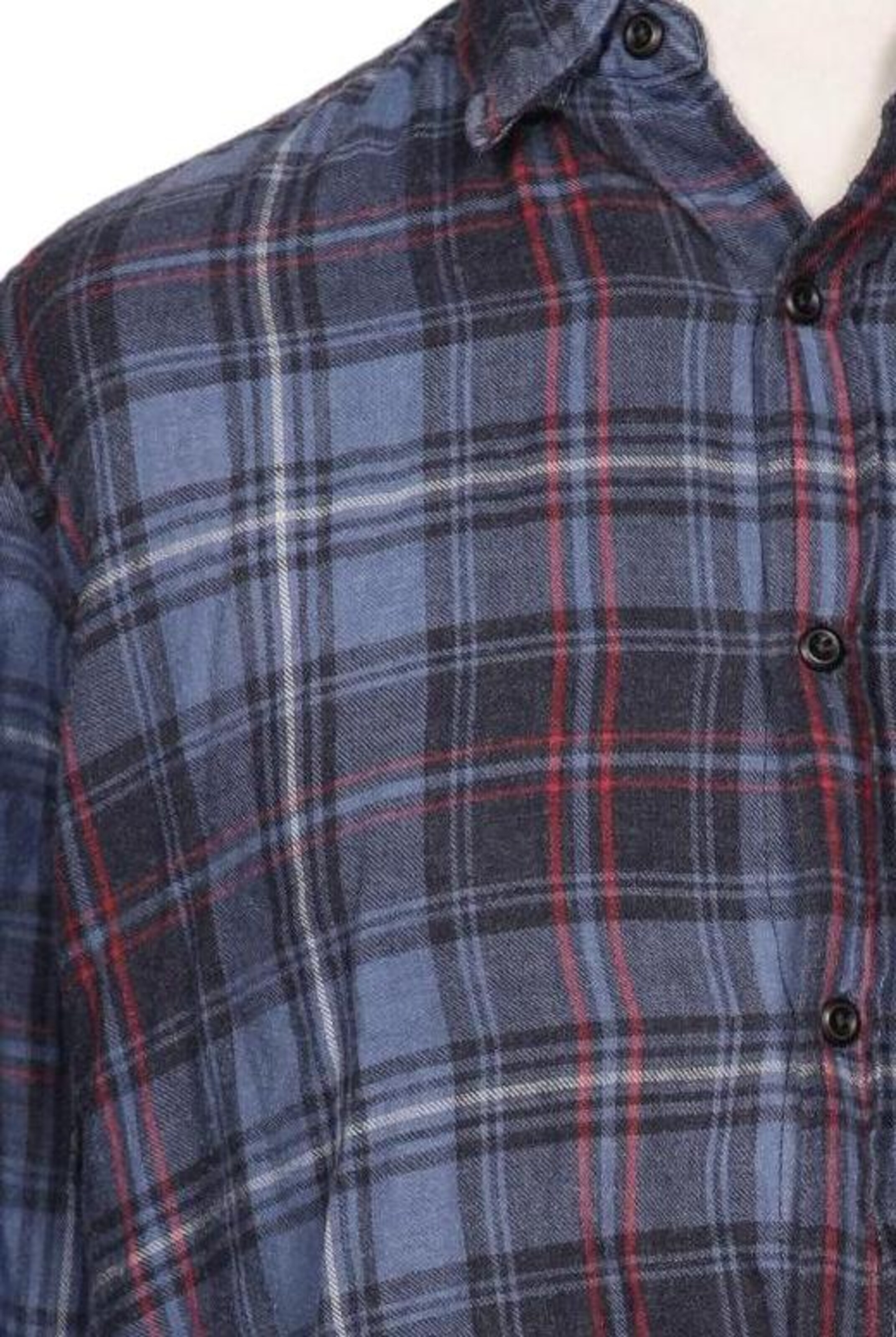 Hurley Button Up Shirt in M in Blue