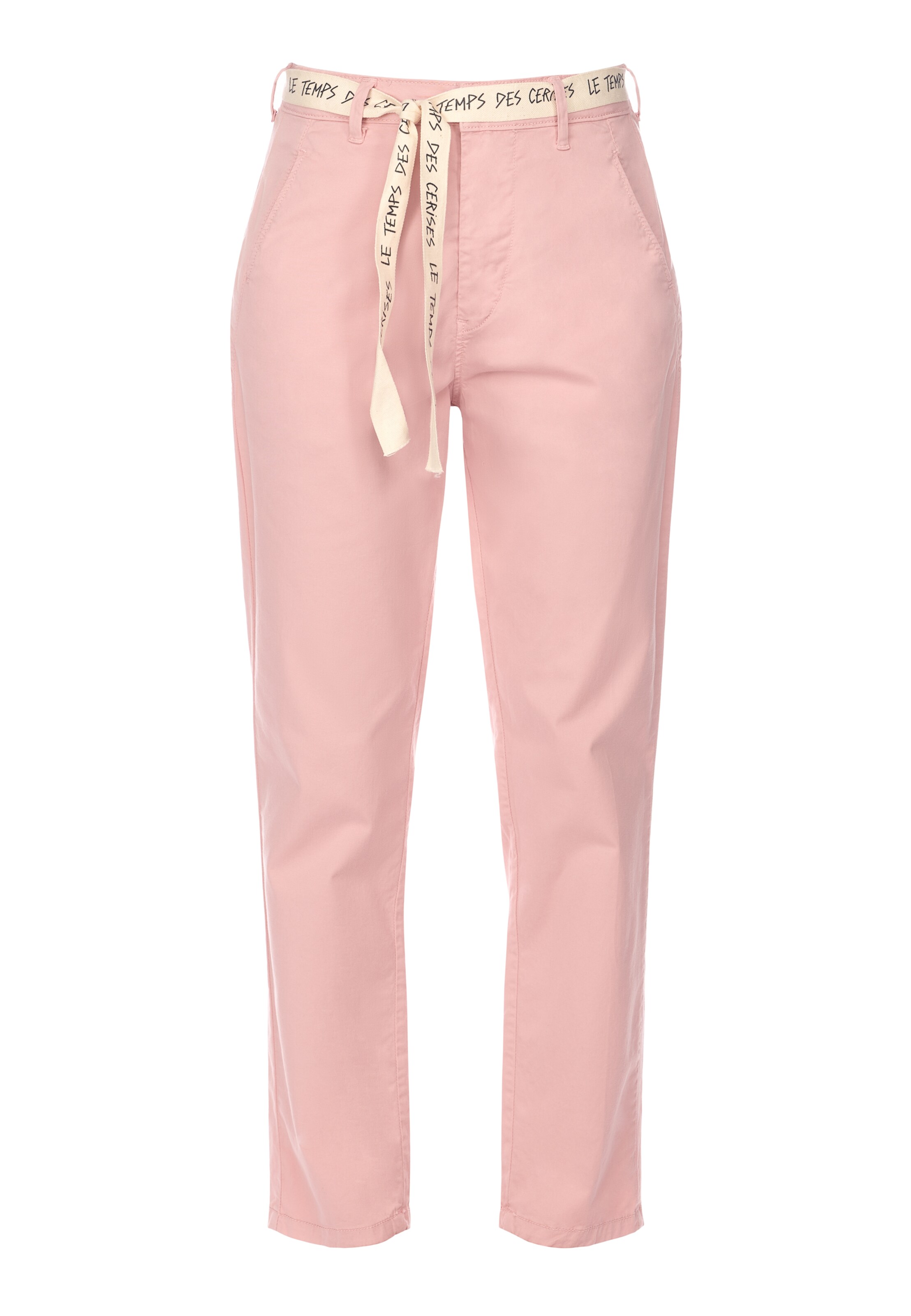 Regular Pantalon chino 'ARLO' Le Temps Des Cerises en rose : devant