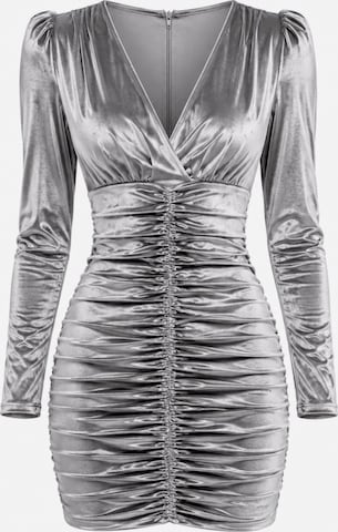 Elena Athanasiadou Cocktail dress 'Velora' in Silver: front