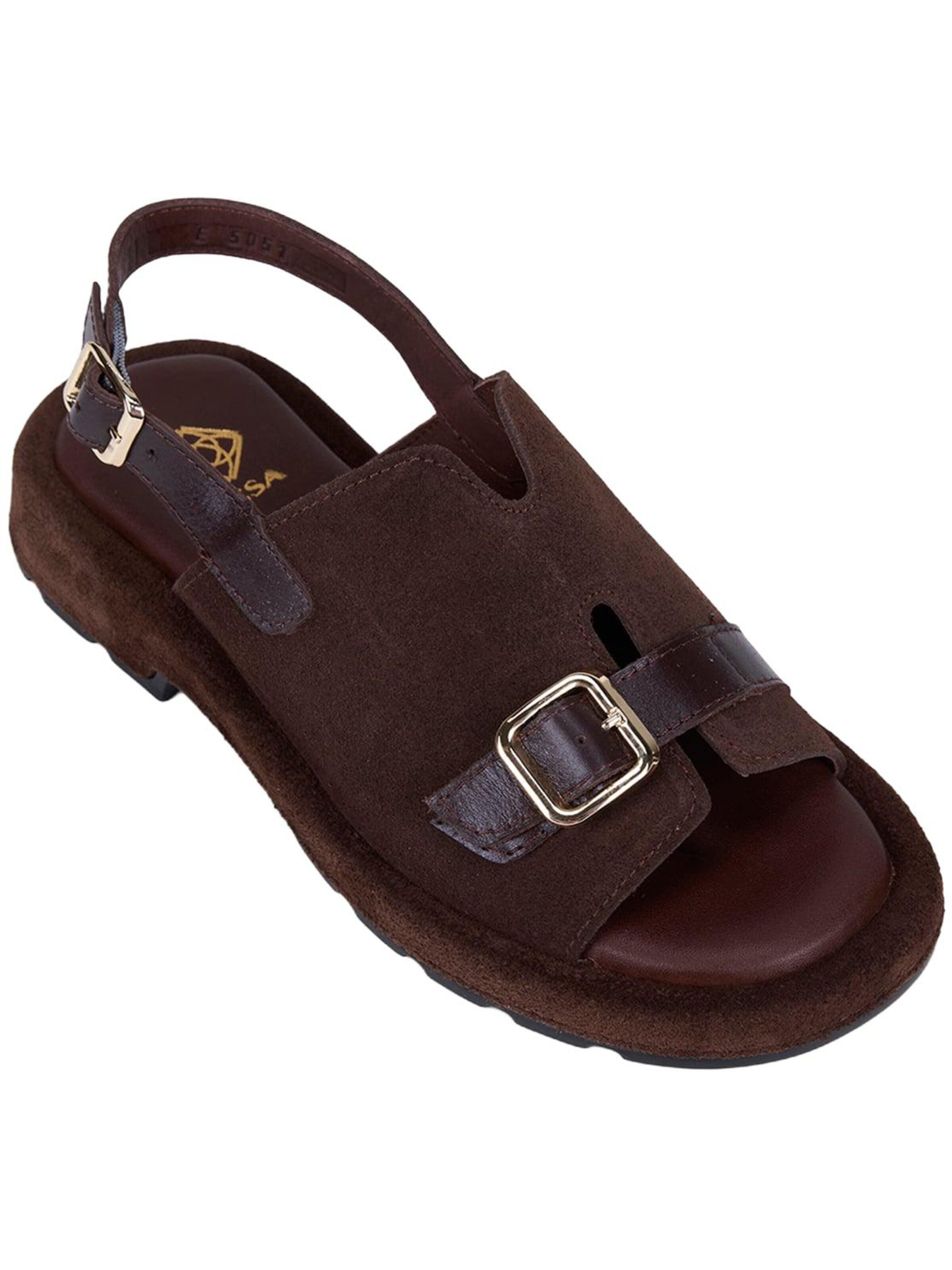 Desa Sandals 'Gucken' in Brown: front