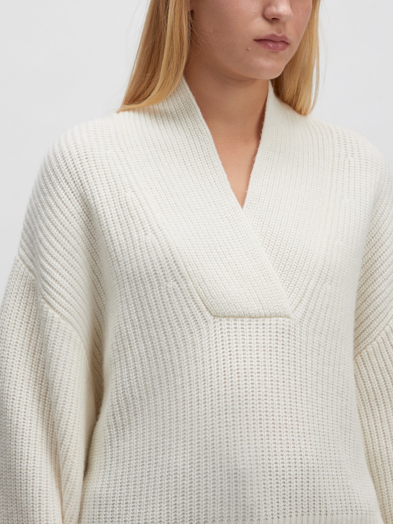 EDITED Produkte Pullover aus Wollmix 'Samia' creme