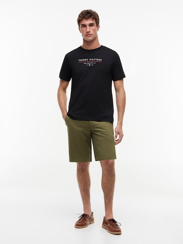 TOMMY HILFIGER - Camisa em preto