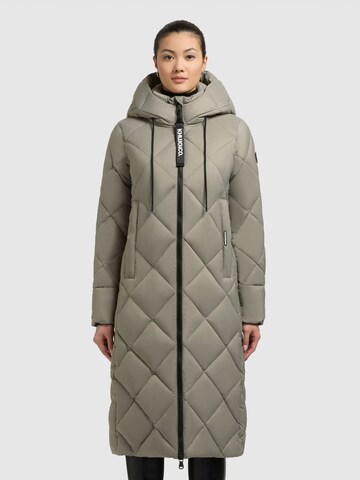 khujo Zimní kabát 'Cilia' – šedá: přední strana