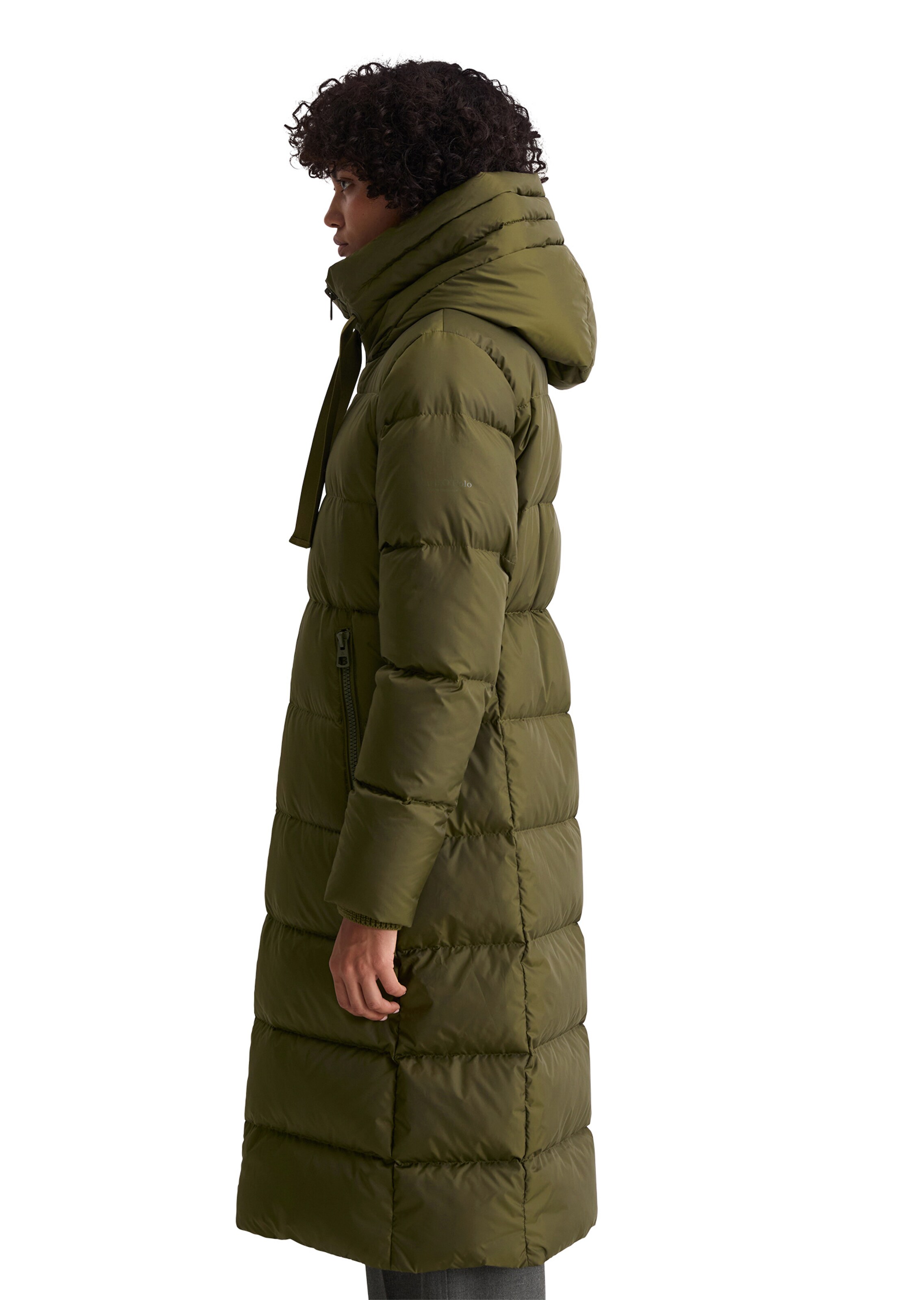 Marc O'Polo Between-Seasons Coat in Green