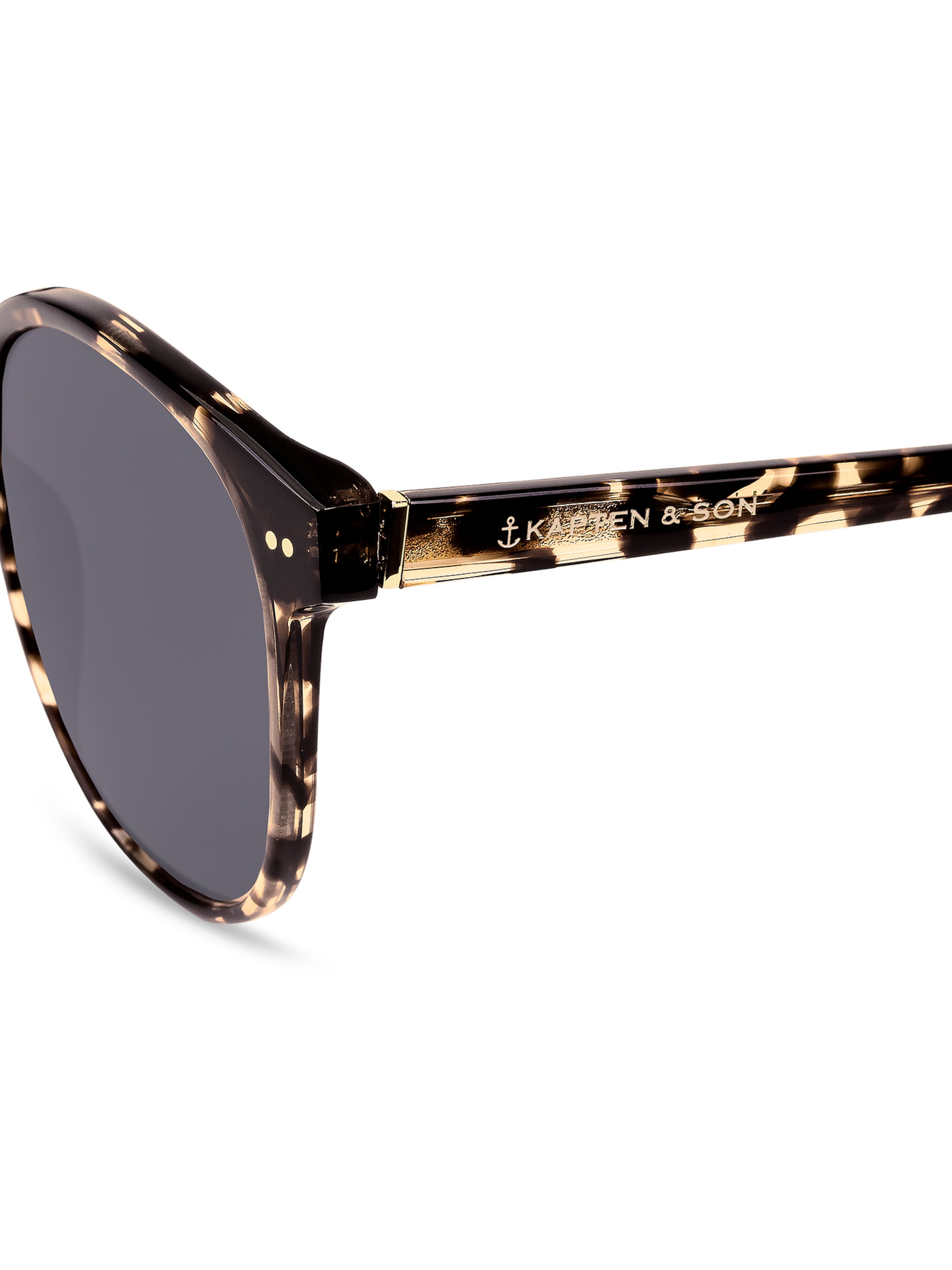 Kapten & Son Солнцезащитные очки 'Nairobi Crystal Tortoise Brown' в Коричневый