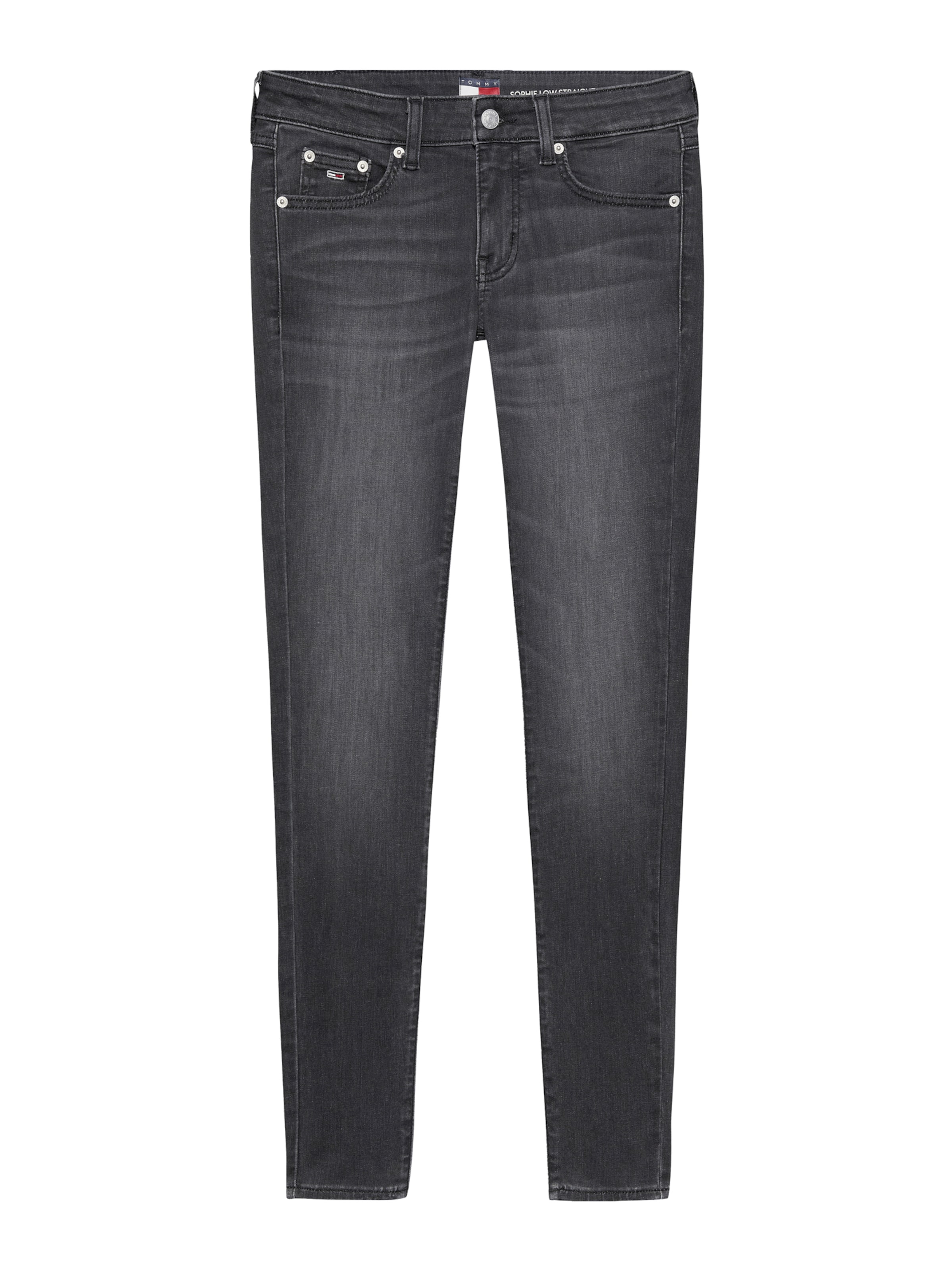 Tommy Jeans Skinny Jeans in Black: front