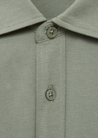 MANGO TEEN Regular fit Button Up Shirt 'Antonio' in Green
