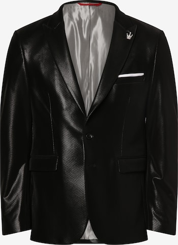 Coupe slim Veste de costume ' Brixdon-4 ' Finshley & Harding London en noir : devant