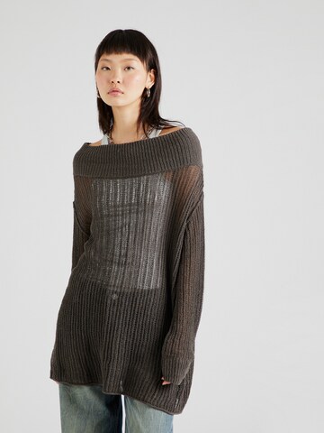 WEEKDAY Sweater 'Lori' in Grey: front