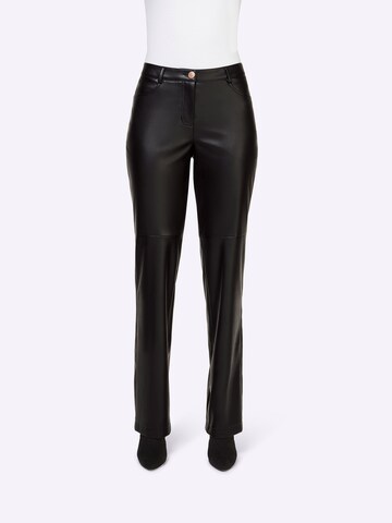 Ashley Brooke by heine Regular Broek in Zwart: voorkant