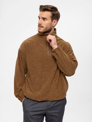 Sweat-shirt Antioch en marron