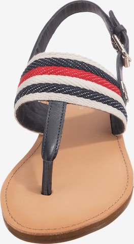 TOMMY HILFIGER Teenslipper in Blauw