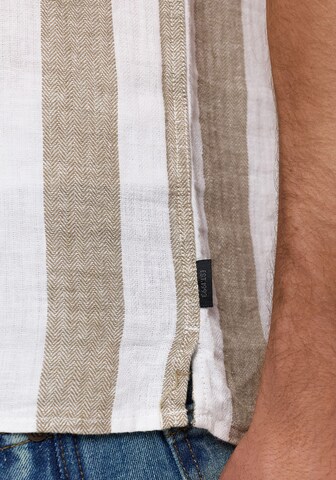 INDICODE Regular fit Business Shirt in Beige