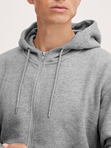 !Solid Кофта на молнии 'SD LENZ' в Серый