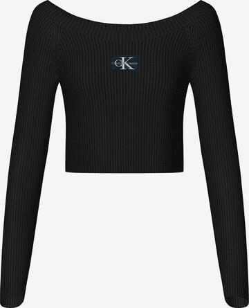 Calvin Klein Jeans Pullover in Schwarz: predná strana