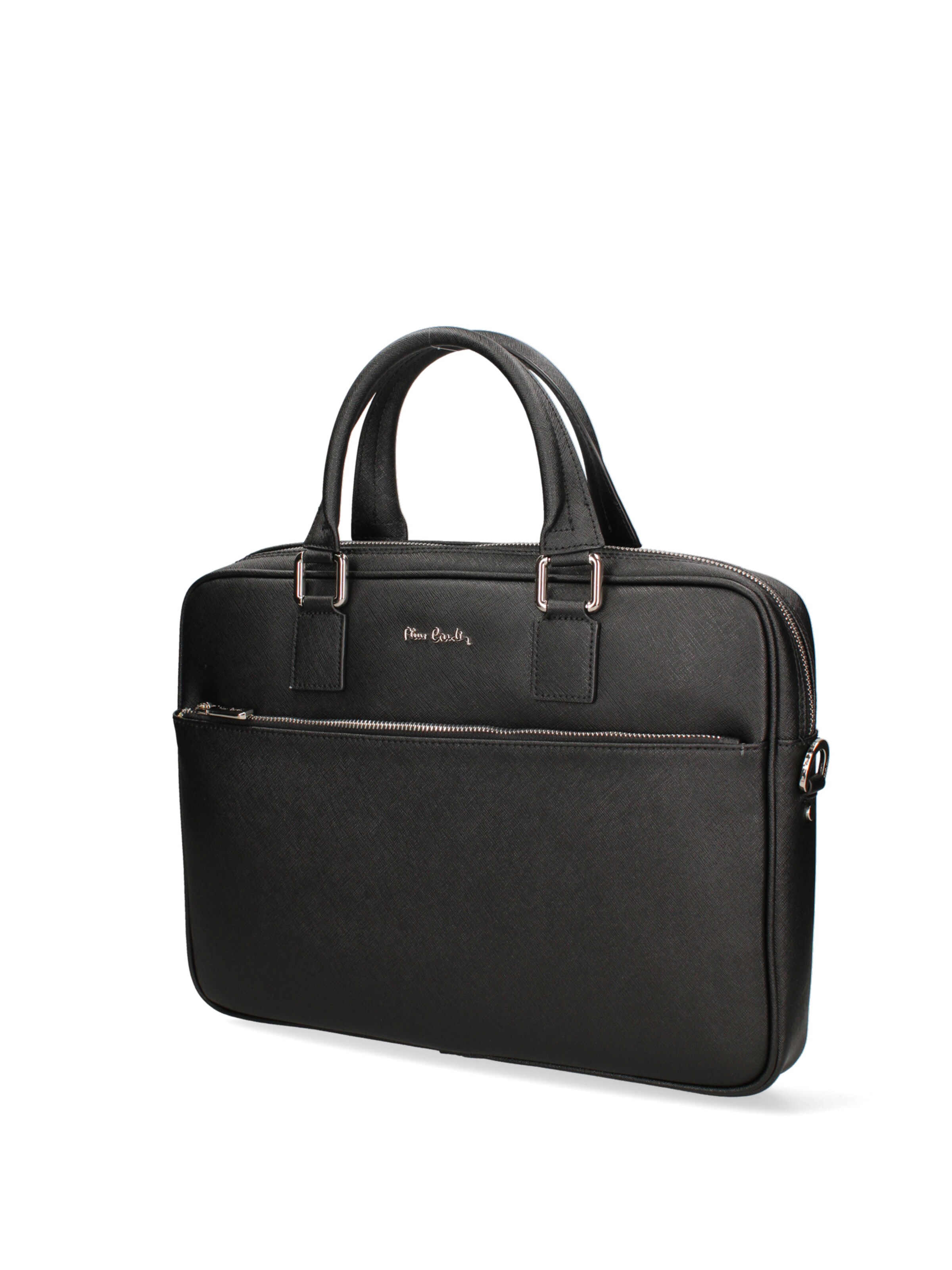 PIERRE CARDIN Document Bag in Black