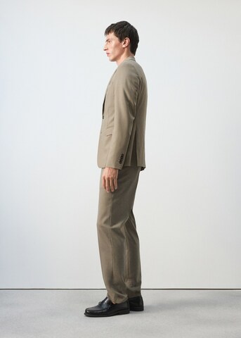 MANGO MAN Slim Fit Sakko 'Turin' in Braun