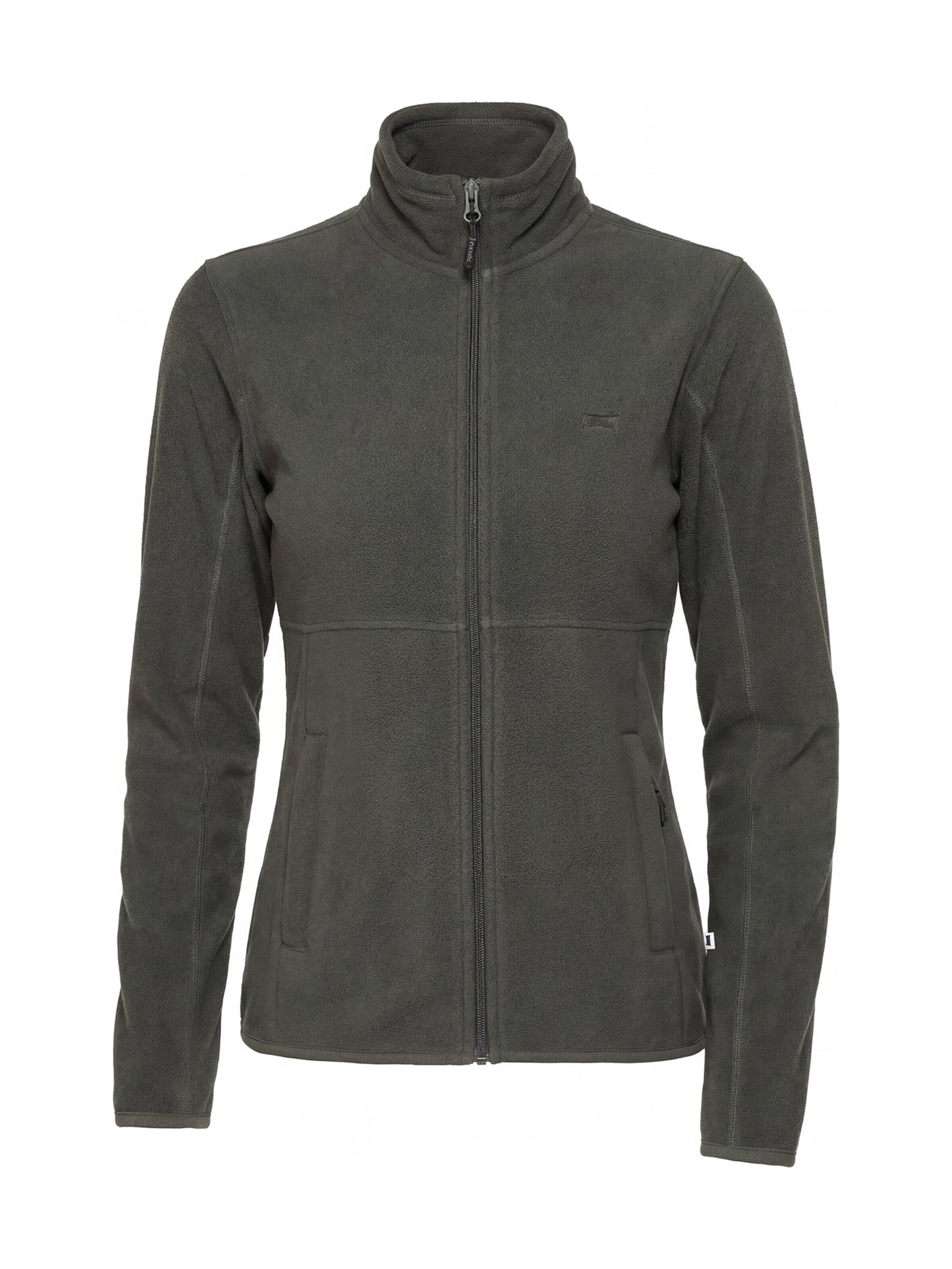 Carrera Jeans Sweatjacke 'High Neck'‌ in Grün: Vorderseite