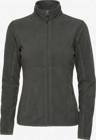 Carrera Jeans Sweatjacke 'High Neck' in Grün: Vorderseite
