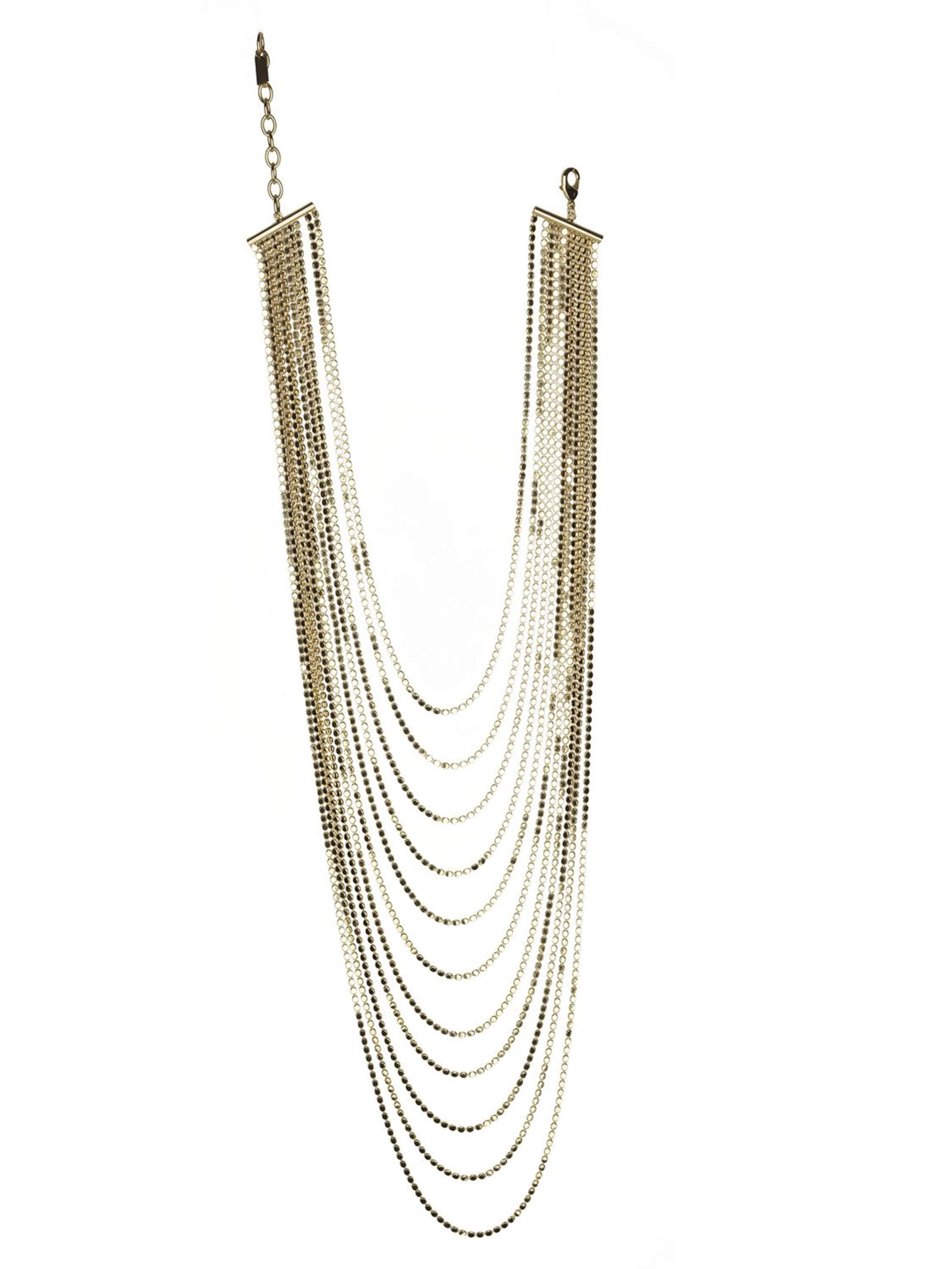 Addicted2 Necklace in Gold: front