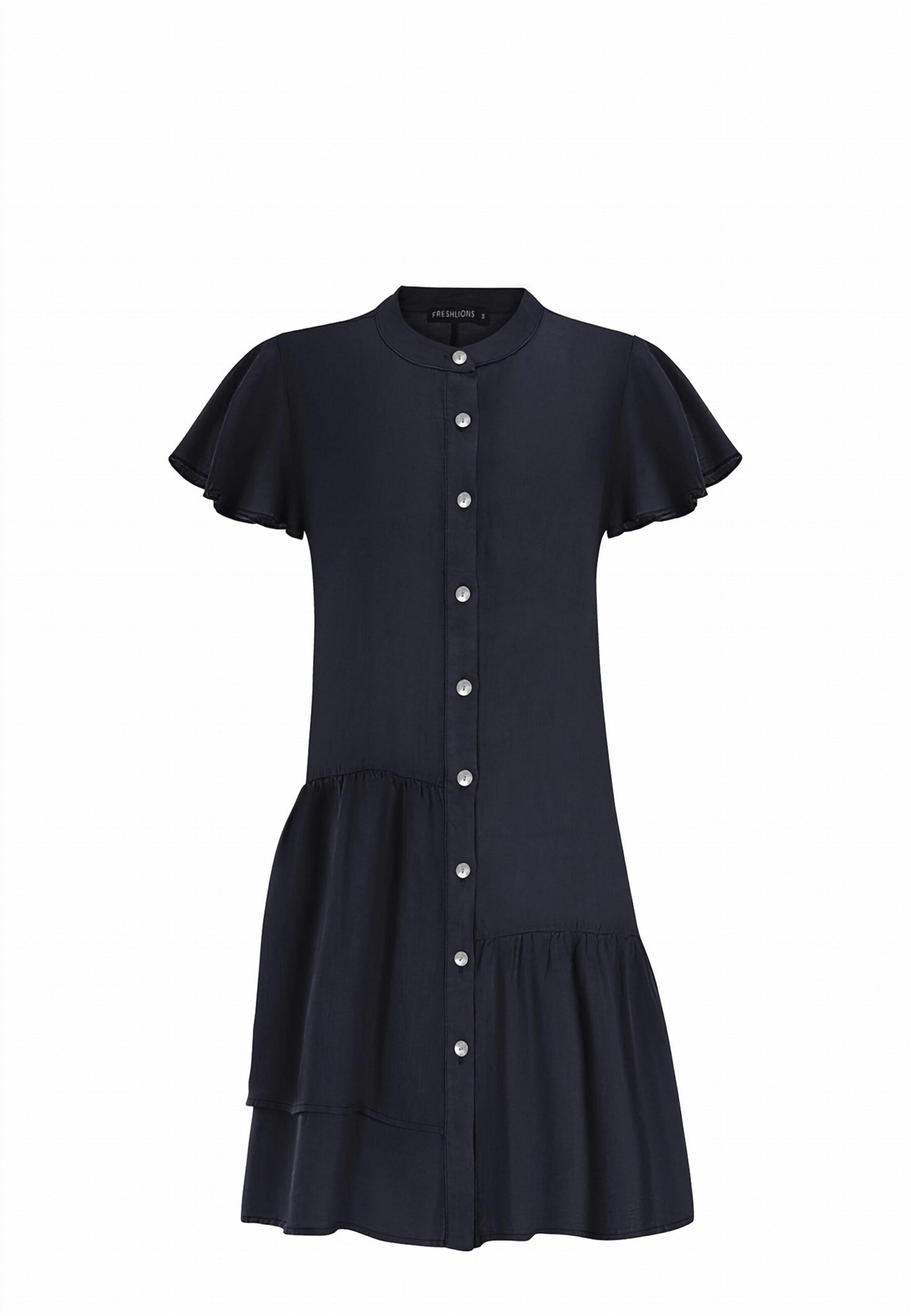 FRESHLIONS Blusenkleid 'Jolin' in Blau: Vorderseite