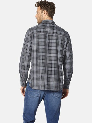 BABISTA Regular fit Button Up Shirt 'Verodassi' in Grey