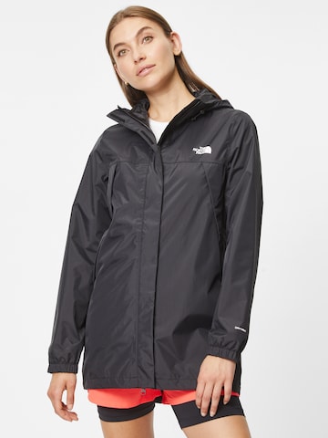 THE NORTH FACE Outdoorová bunda 'Antora' – černá: přední strana