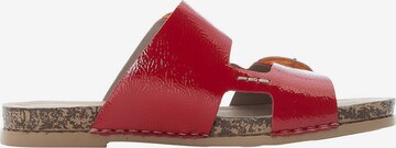 Rieker - Zapatos abiertos en rojo