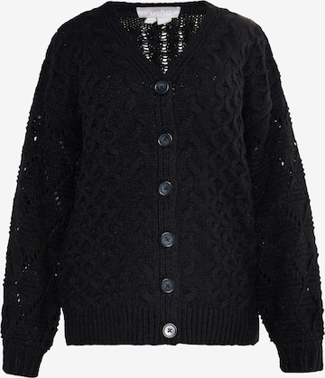 Usha Knit cardigan 'Lurea' in Black: front