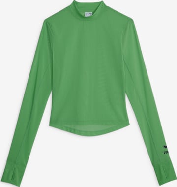 PUMA Shirt 'DARE TO' in Green: front