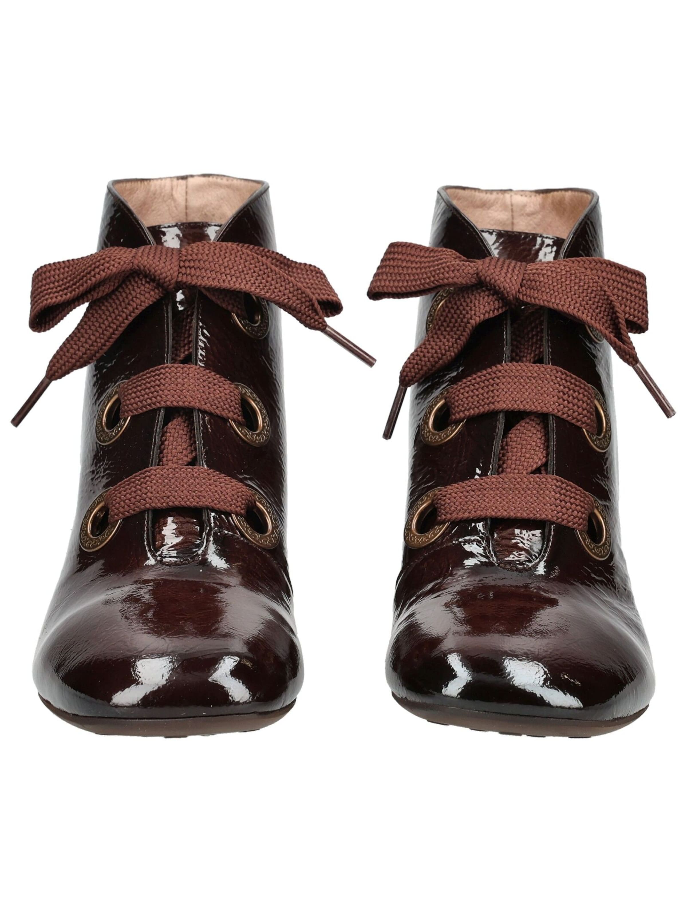 Bottines à lacets Hispanitas en marron