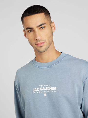 JACK & JONES Sweatshirt 'LAKE' i blå
