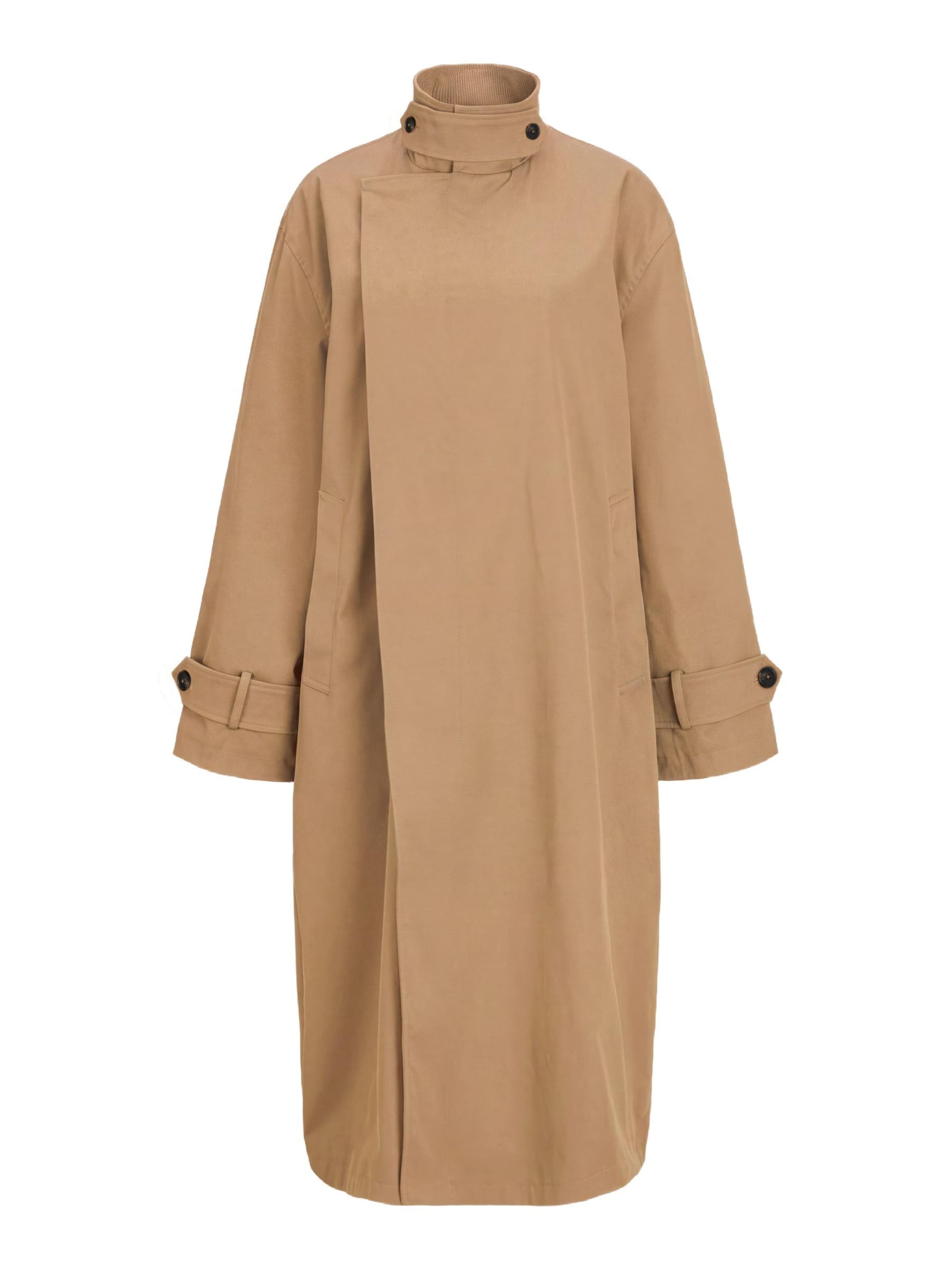 Manteau mi-saison 'DORA ' JJXX en marron : devant