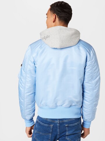 ALPHA INDUSTRIES - Chaqueta de entretiempo 'MA-1 D-Tec' en azul