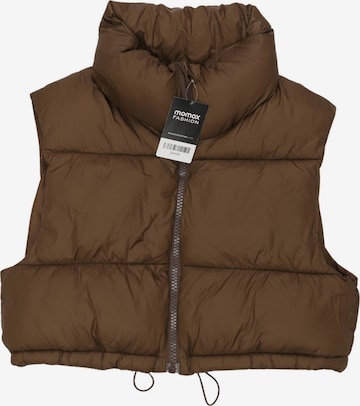 Stradivarius Weste S in Braun: Vorderseite