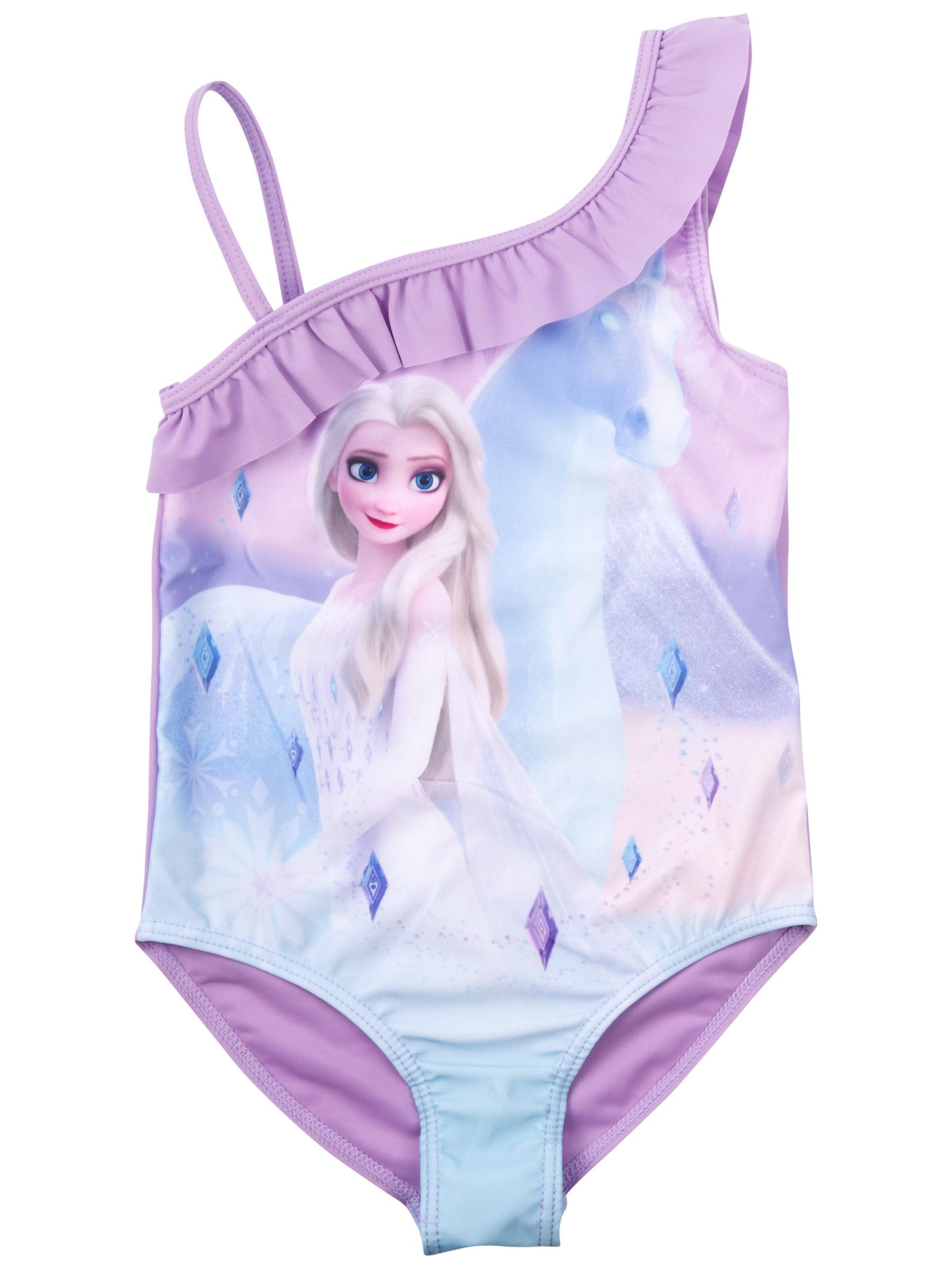 Disney Frozen Swimsuit 'Elsa Frozen' in Purple: front