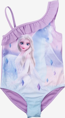 Disney Frozen Swimsuit 'Elsa Frozen' in Purple: front