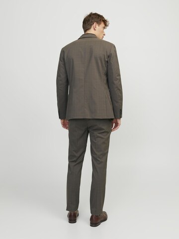 JACK & JONES Slim fit Blazer 'FRANCO' in Brown