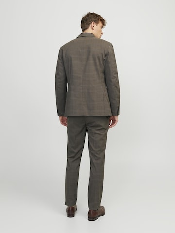 JACK & JONES Slim fit Suit Jacket 'FRANCO' in Brown