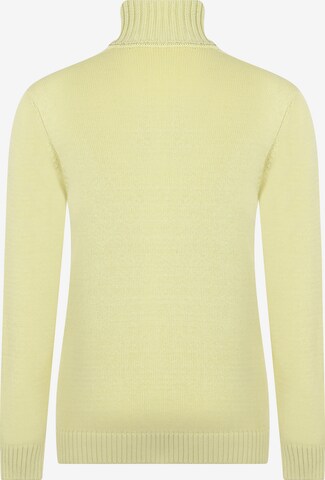 DENIM CULTURE Sweter 'Estelle' w kolorze żółty