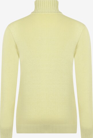 DENIM CULTURE - Pullover 'Estelle' em amarelo