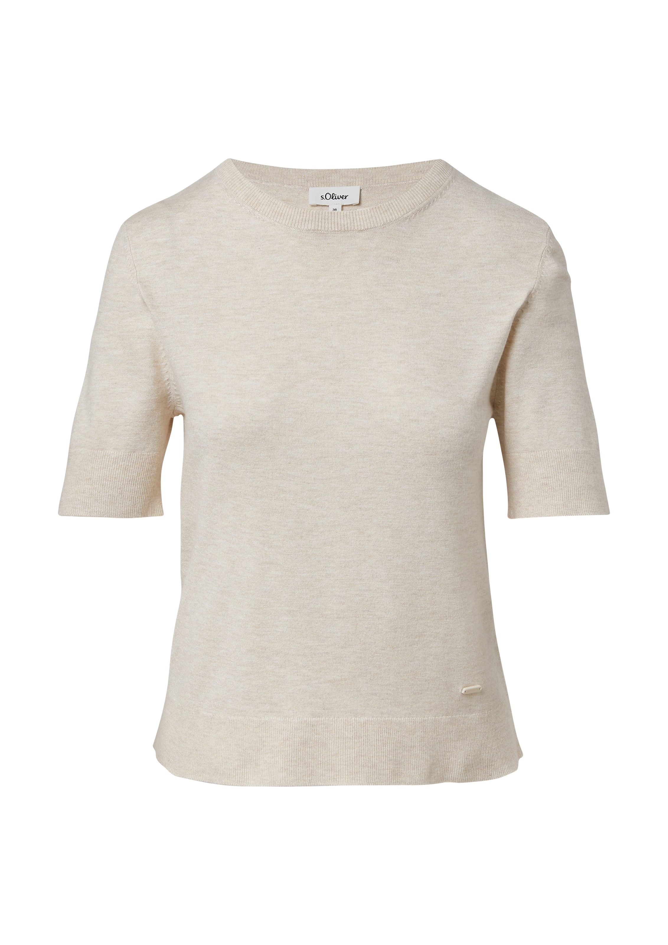 s.Oliver Πουλόβερ σε μπεζ: μπροστά