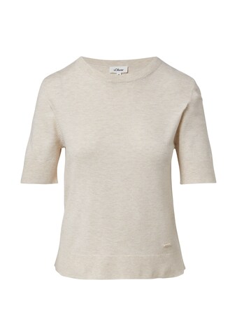 s.Oliver Trui in Beige: voorkant
